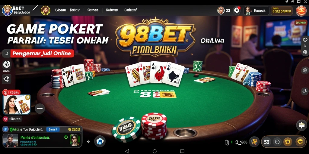 Screenshot gameplay poker mengasyikkan di 988BET.