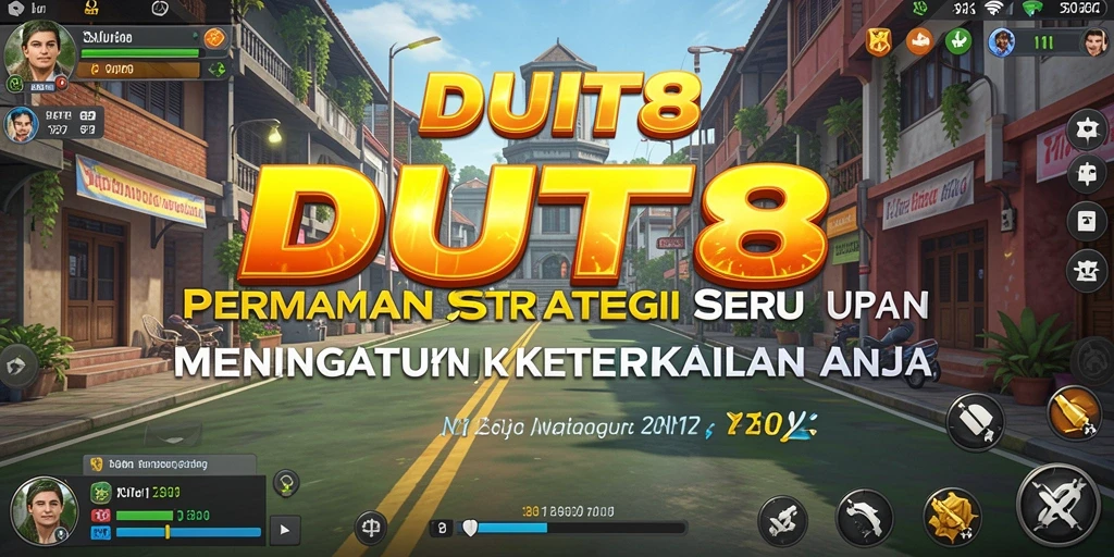 Tampilan gameplay strategis yang intens di DUIT8.