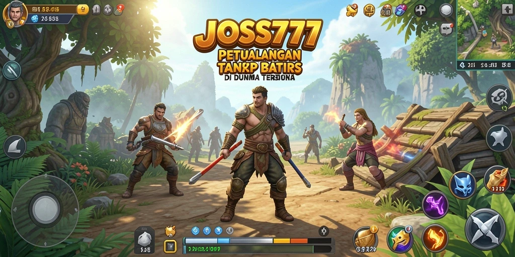Gameplay JOSS777 menampilkan petualangan seru di dunia terbuka yang luas.