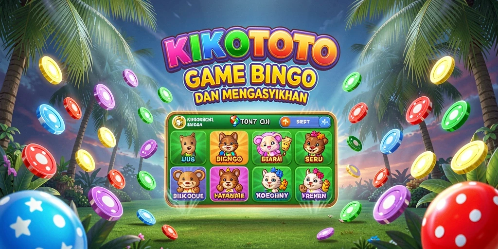 Tampilan gameplay KIKOTOTO dengan kartu Bingo yang menarik.