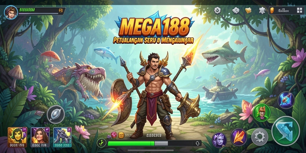 Gambaran gameplay seru dalam dunia petualangan MEGA188.