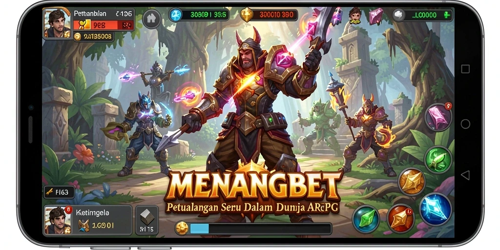 Tampilan gameplay seru dalam dunia petualangan ARPG.