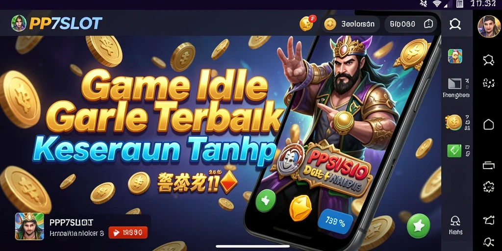 Tampilan screenshot PP7SLOT menampilkan gameplay Idle yang seru dan intuitif.