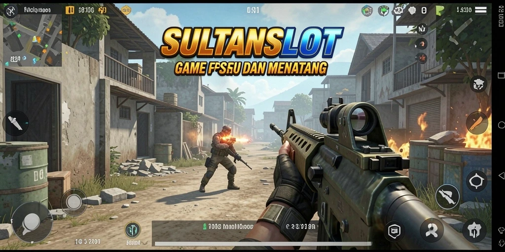 Tampilan menegangkan dari aksi tembak-menembak di SULTANSLOT.