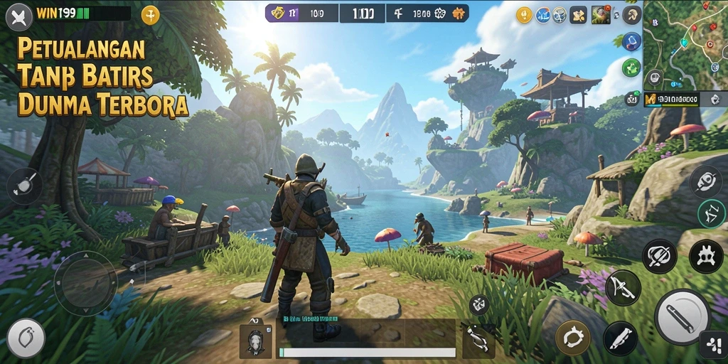 Tangkapan layar gameplay OPEN WORLD WIN199 yang menampilkan aksi mendebarkan.